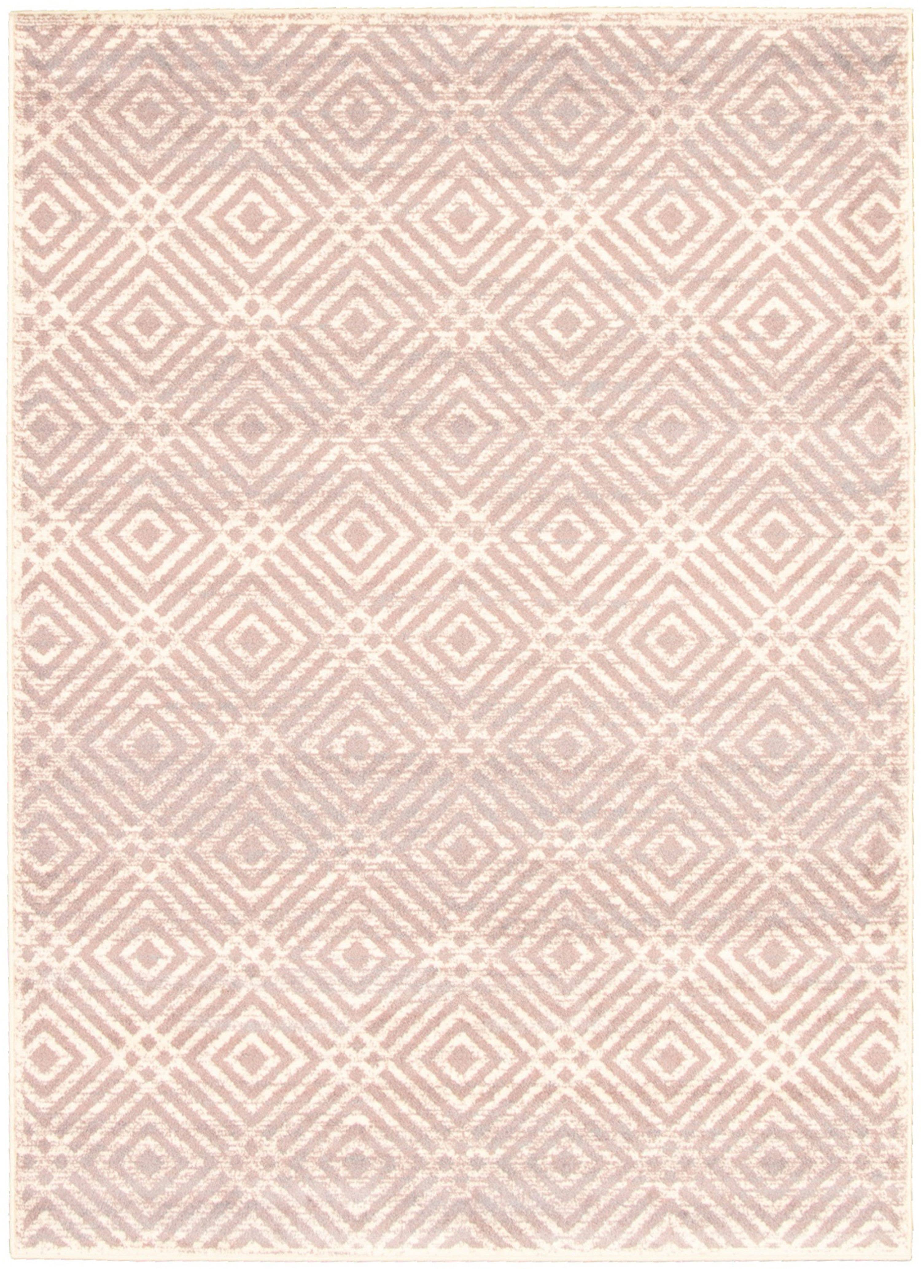 eCarpetGallery Ember Area Rugs Silver-Pink 5'3 X 7'3 